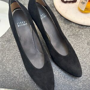 Stuart Weitzman Black Suede Heels